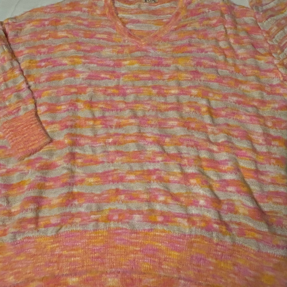 Free People Intimately Multicolor V-Neck Sweater - Picture 7 of 13